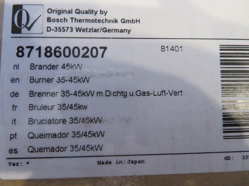 Brenner 45kw dichtg - dichtg, u